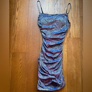 Color changing sparkling dress